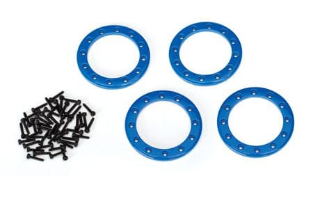 Beadlock Ringar 1,9" Alu Blå (4)
