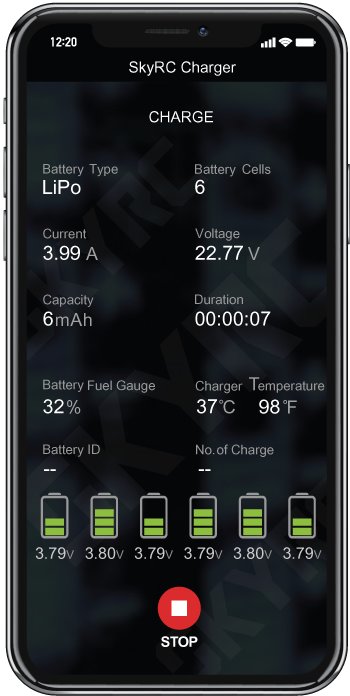 B6 Nano 320W DC Laddare - Bild 9