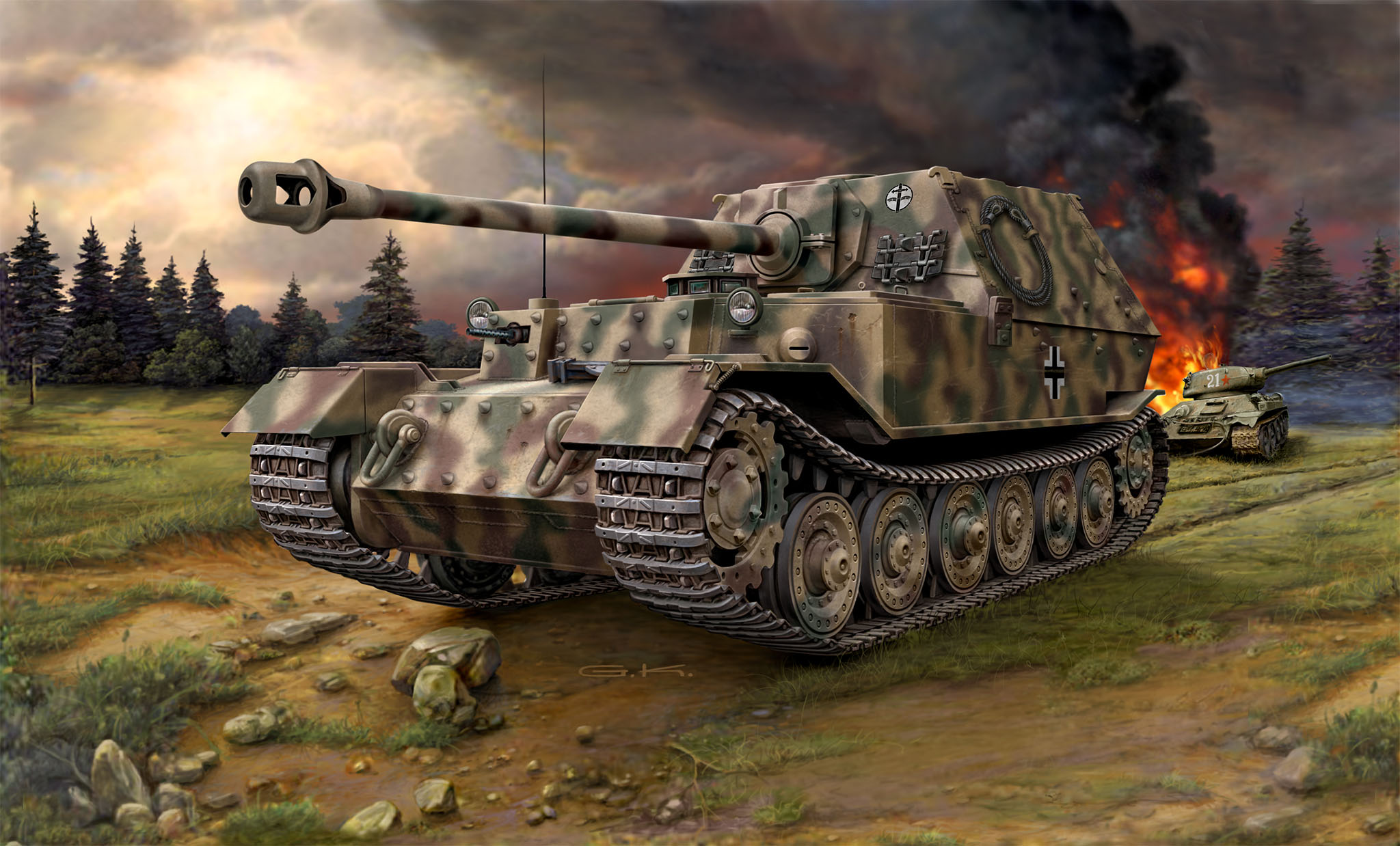 Sd.Kfz. 184 Tank Hunter Elefant 1:35