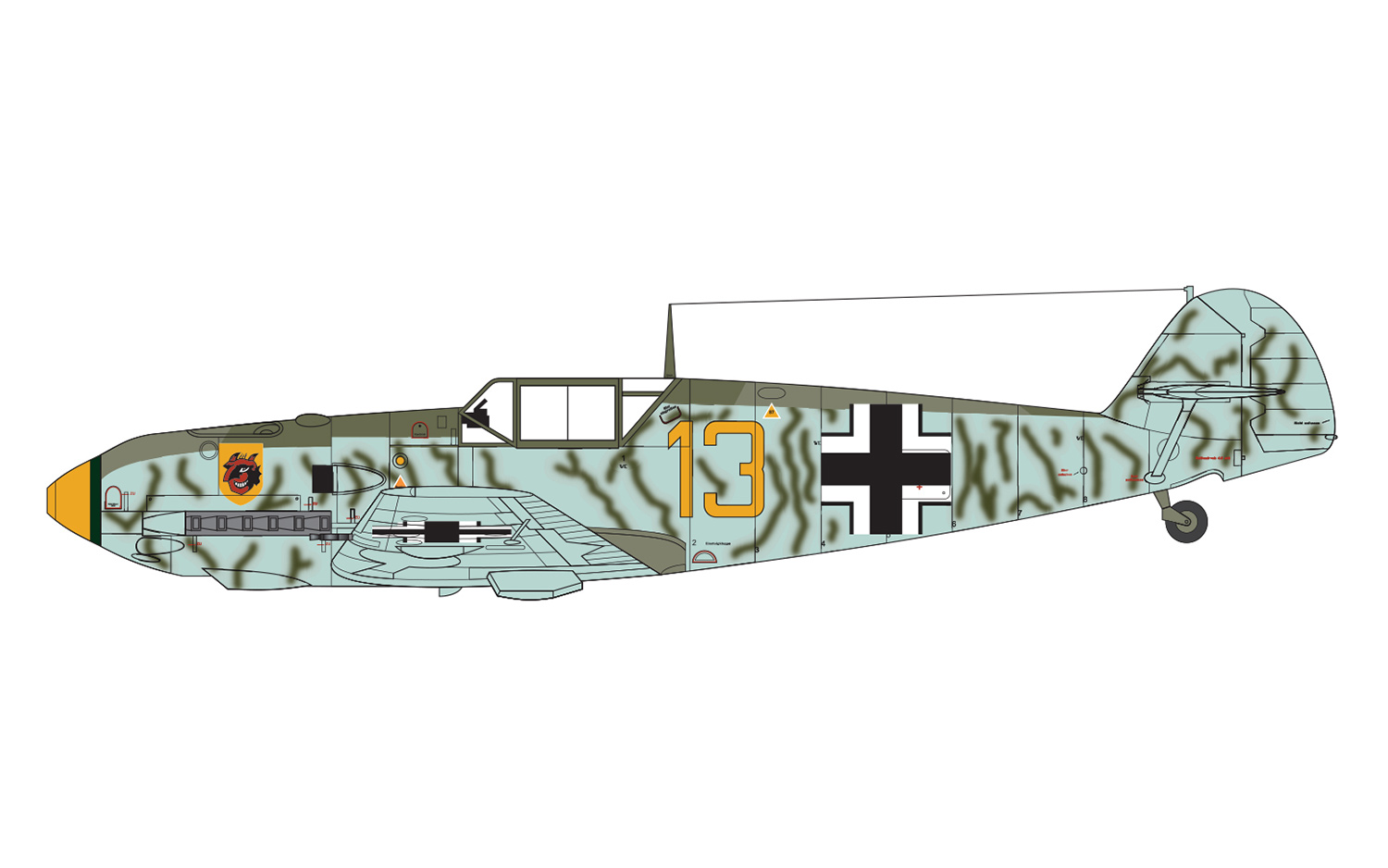 Messerschmitt Bf109E-4 1:72 - Bild 4