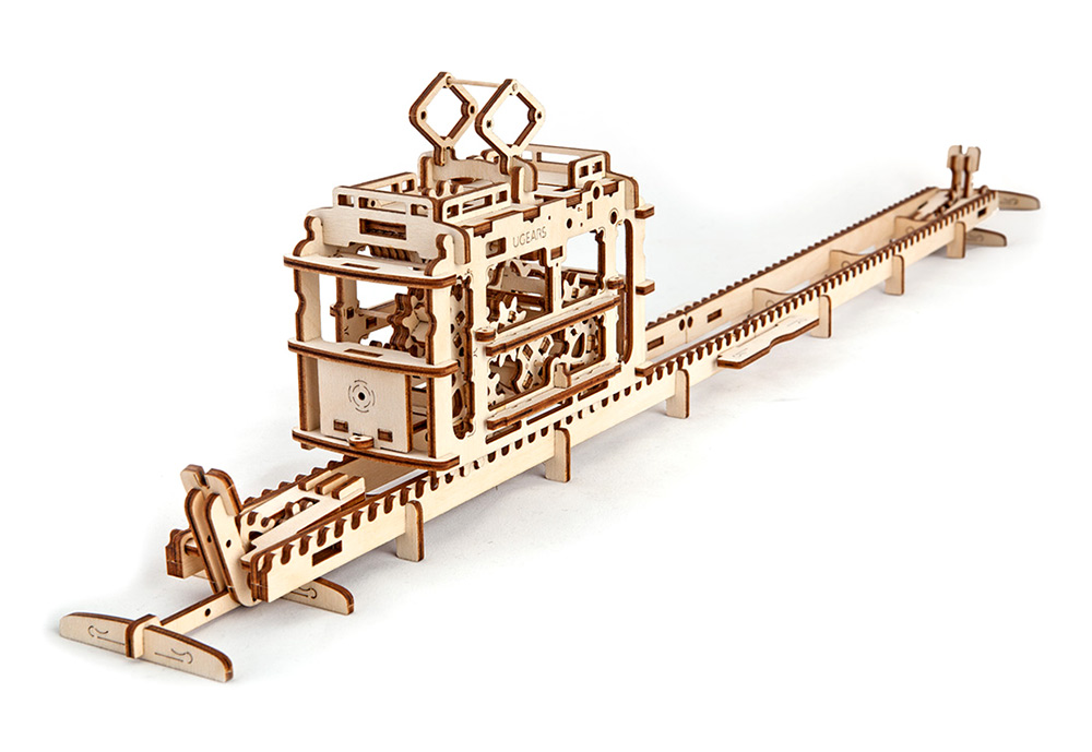 Ugears Tram on Rails