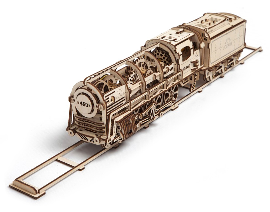 Ugears Steam Locomotiv U460 with Tender - Bild 8
