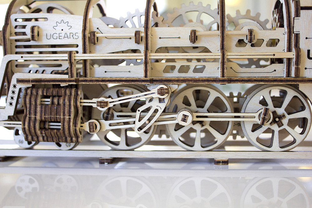 Ugears Steam Locomotiv U460 with Tender - Bild 13