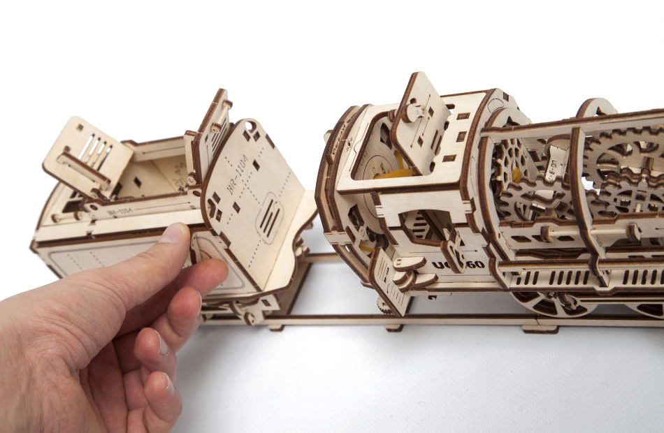 Ugears Steam Locomotiv U460 with Tender - Bild 2