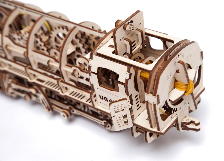 Ugears Steam Locomotiv U460 with Tender - Bild 3
