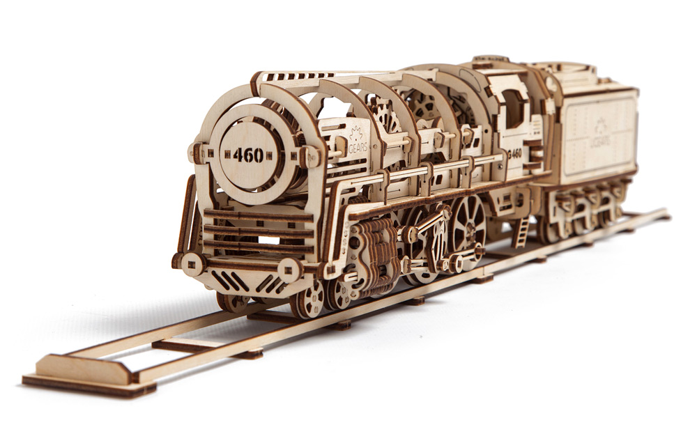 Ugears Steam Locomotiv U460 with Tender