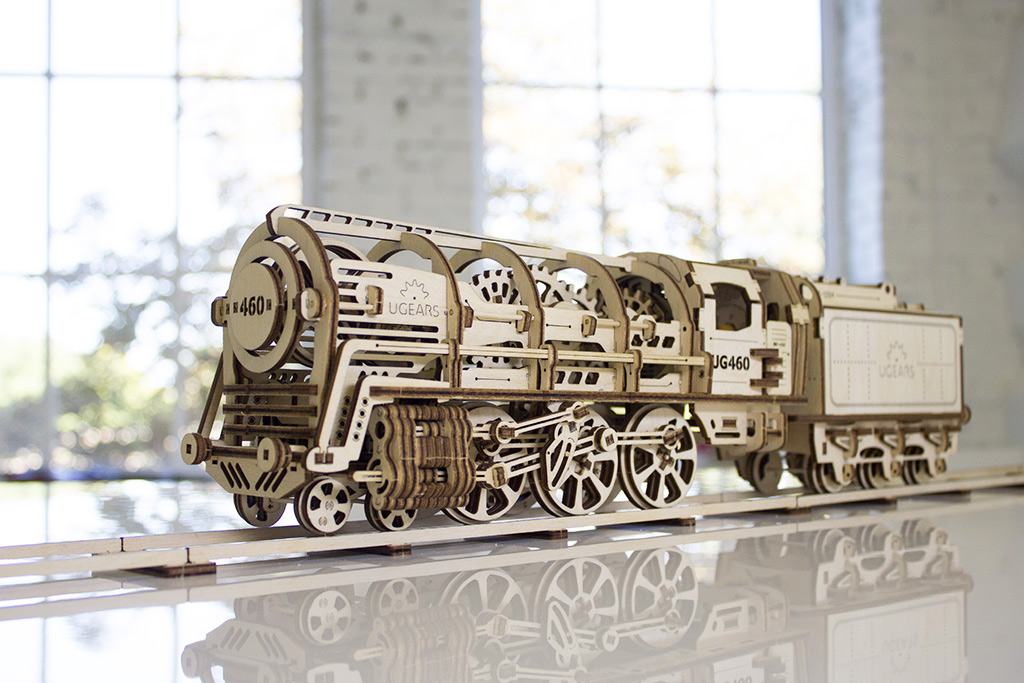 Ugears Steam Locomotiv U460 with Tender - Bild 6