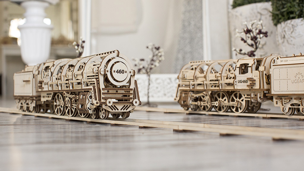 Ugears Steam Locomotiv U460 with Tender - Bild 7