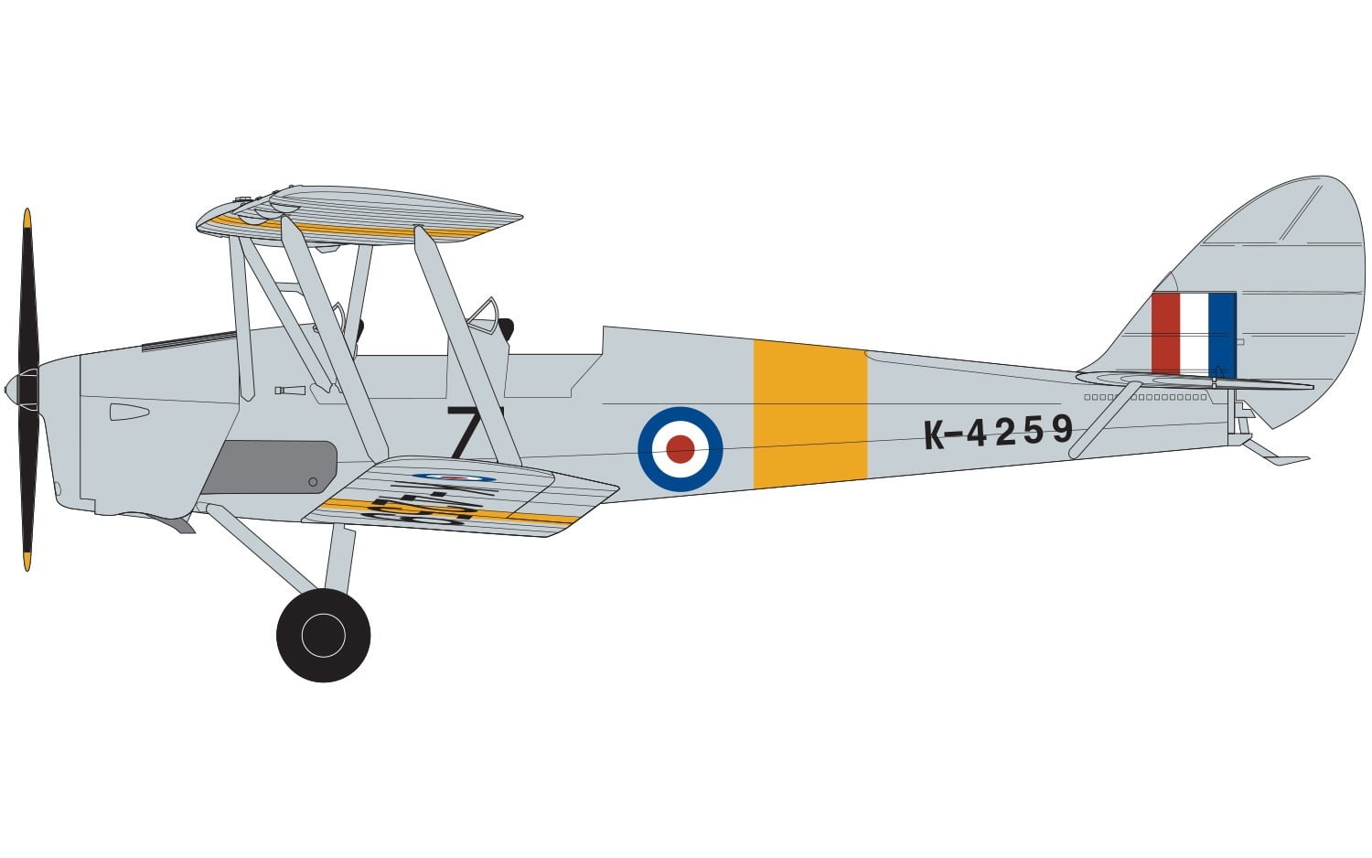 De Havilland Tiger Moth 1:48 - Bild 3