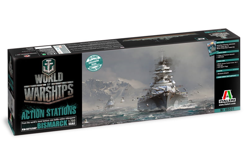 World of Warships Bismarck 1:700