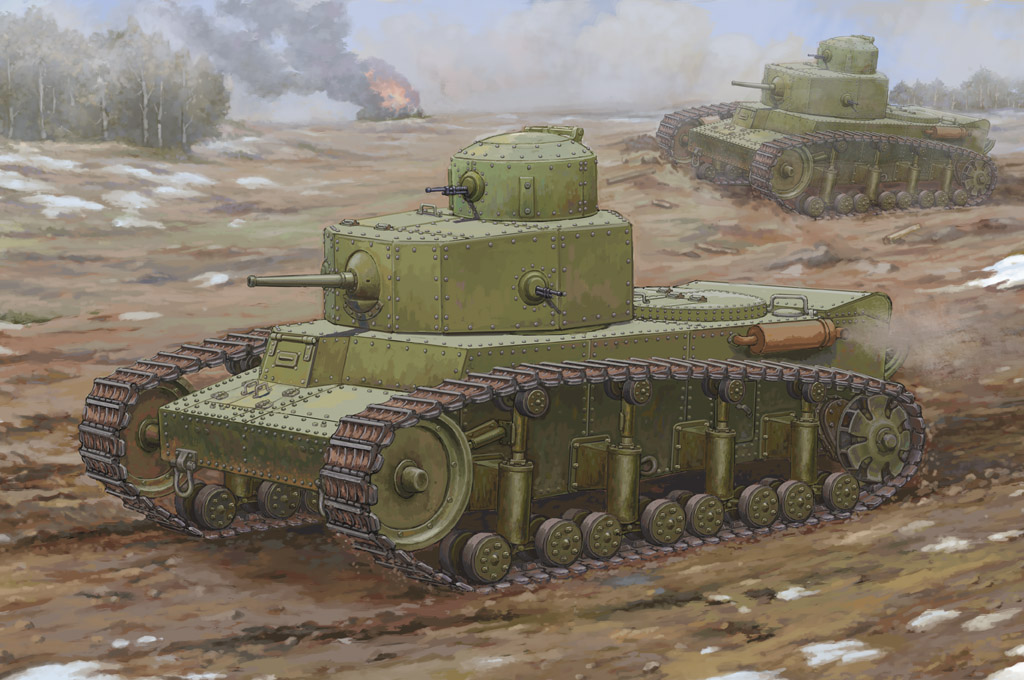 1/35 Soviet T-12 Medium Tank