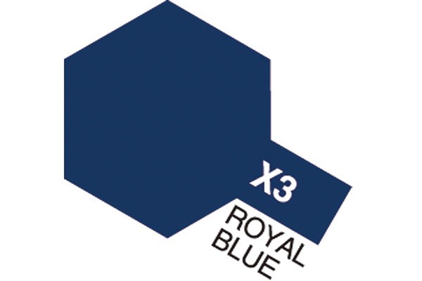 ACRYLIC MINI X-3 ROYAL BLUE