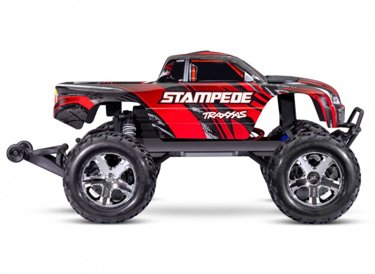 Stampede 2WD 1/10 RTR TQ EHD Red USB-C - Med Batteri/Laddar - Bild 3