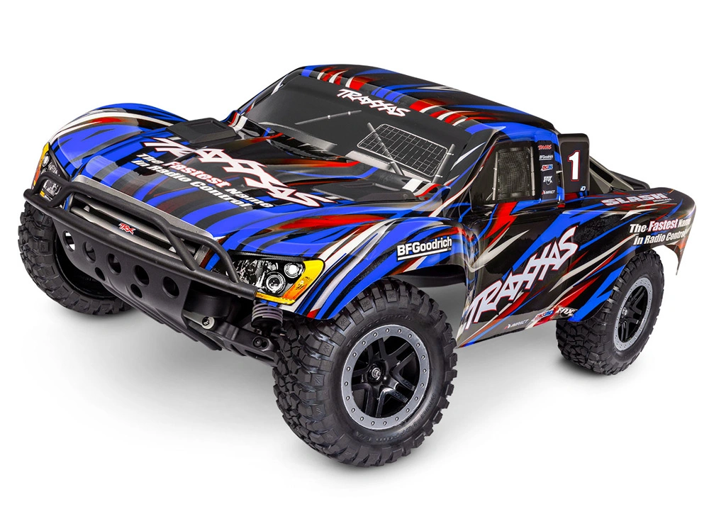 Traxxas Slash 2WD 1/10 RTR EHD Blå BL-2S (med Batt/ladd)