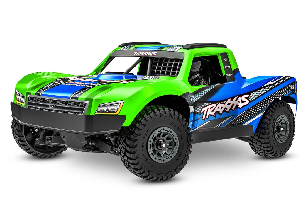 Traxxas Mini Slash 4x4 RTR TQ BL-2s Grön - USB-C Laddare / 2 - Bild 2
