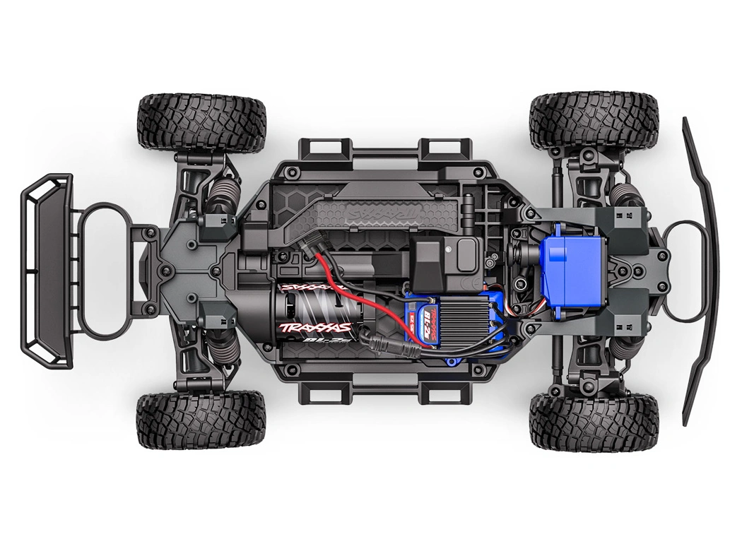 Mini Slash 4x4 RTR TQ BL-2s Rosa - USB-C Laddare / 2s LiPo - Bild 9
