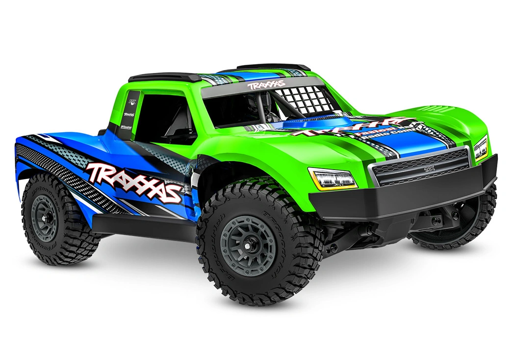 Traxxas Mini Slash 4x4 RTR TQ BL-2s Grön - USB-C Laddare / 2 - Bild 3