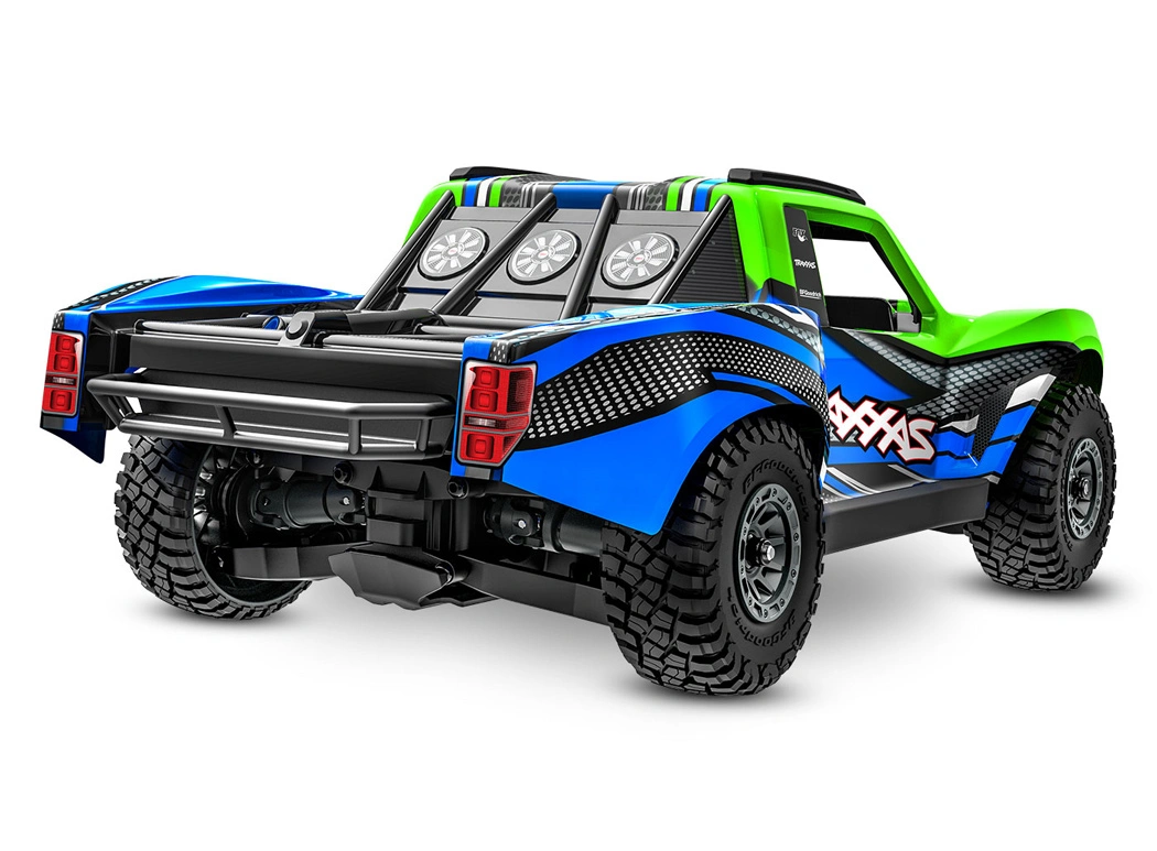 Traxxas Mini Slash 4x4 RTR TQ BL-2s Grön - USB-C Laddare / 2 - Bild 7