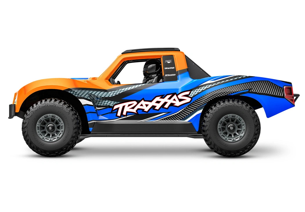 Traxxas Mini Slash 4x4 RTR TQ BL-2s Orange - USB-C Laddare / - Bild 5