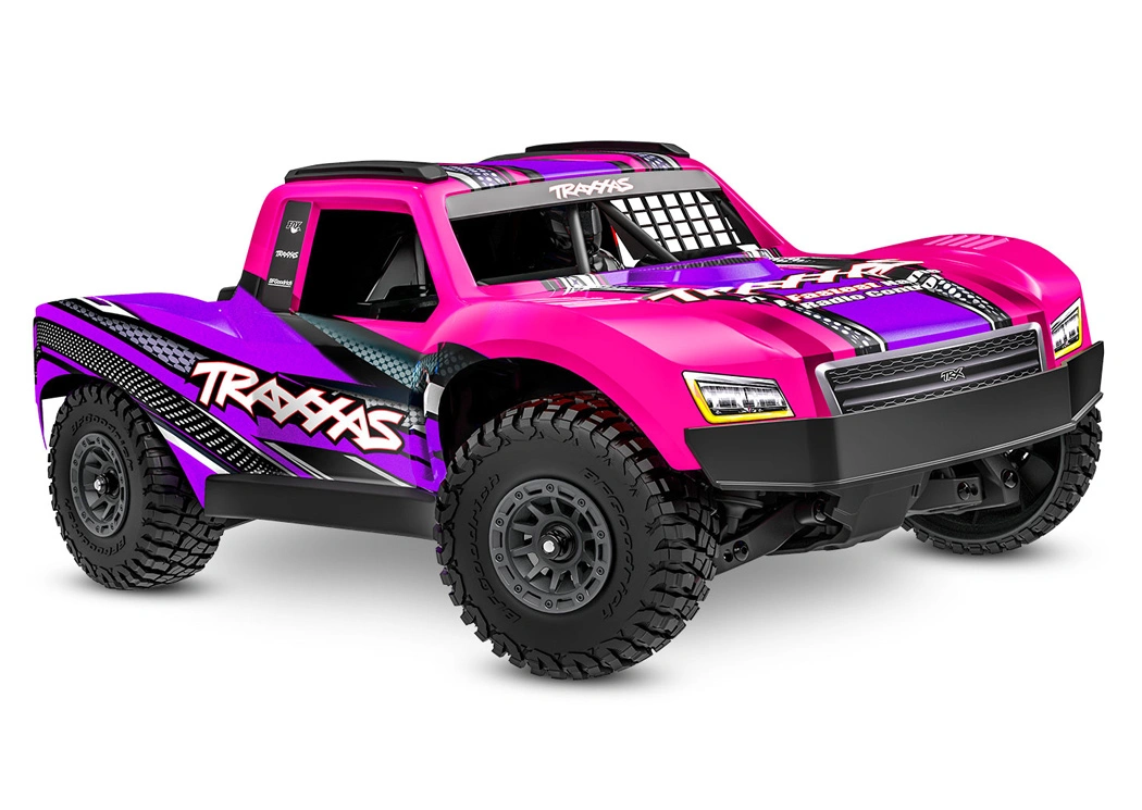 Mini Slash 4x4 RTR TQ BL-2s Rosa - USB-C Laddare / 2s LiPo - Bild 2