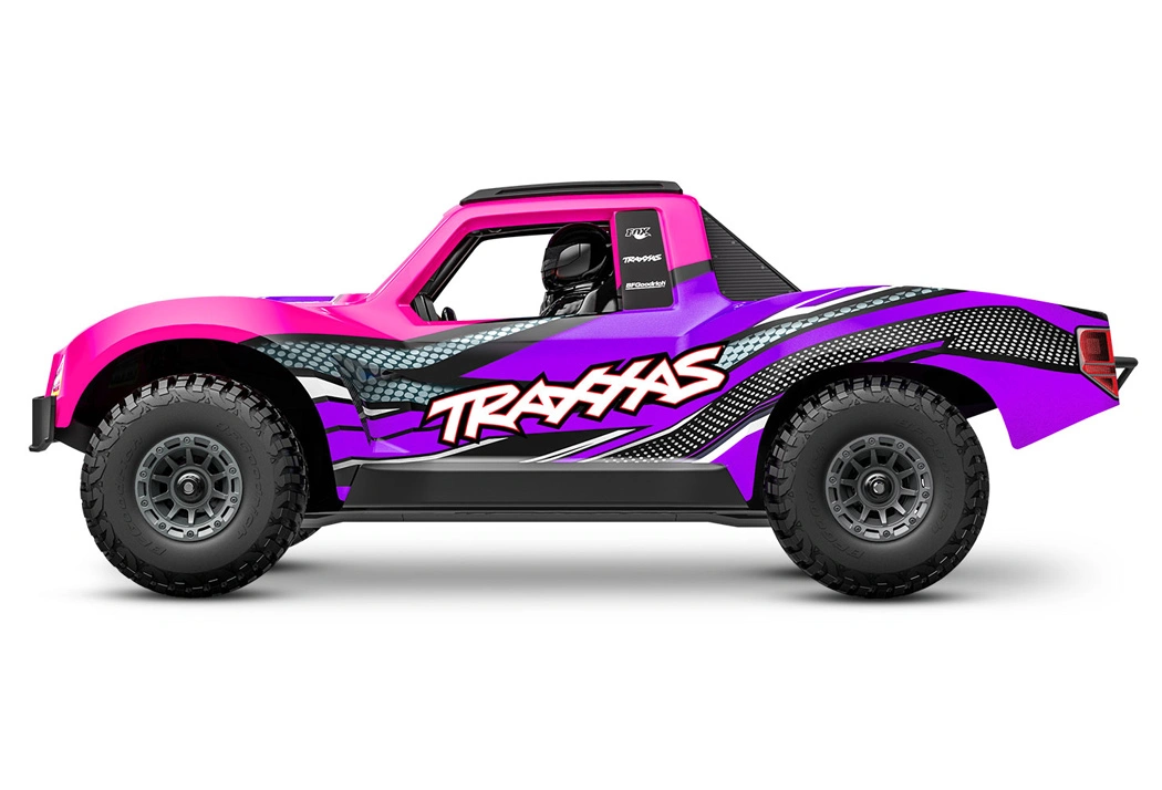 Mini Slash 4x4 RTR TQ BL-2s Rosa - USB-C Laddare / 2s LiPo - Bild 4