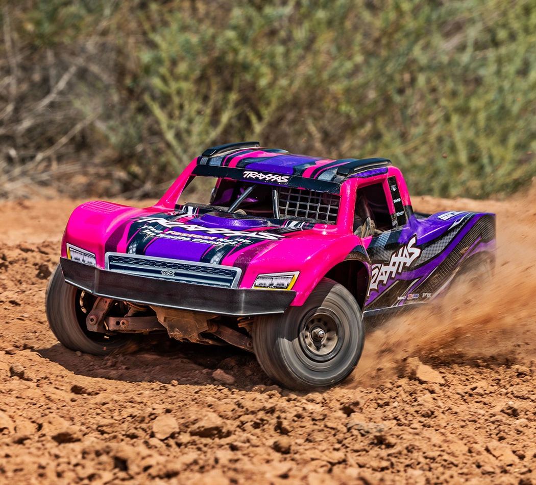 Mini Slash 4x4 RTR TQ BL-2s Rosa - USB-C Laddare / 2s LiPo - Bild 6