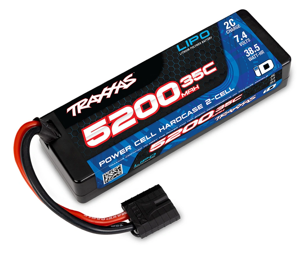 Li-Po Batteri 2S 7,4V 5200mAh 35C iD-kontakt