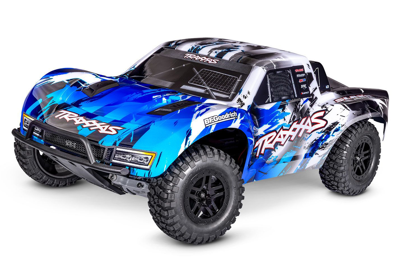 Traxxas Slash 2WD 1/10 HD VX3 BL 3S RTR Blå - Bild 3