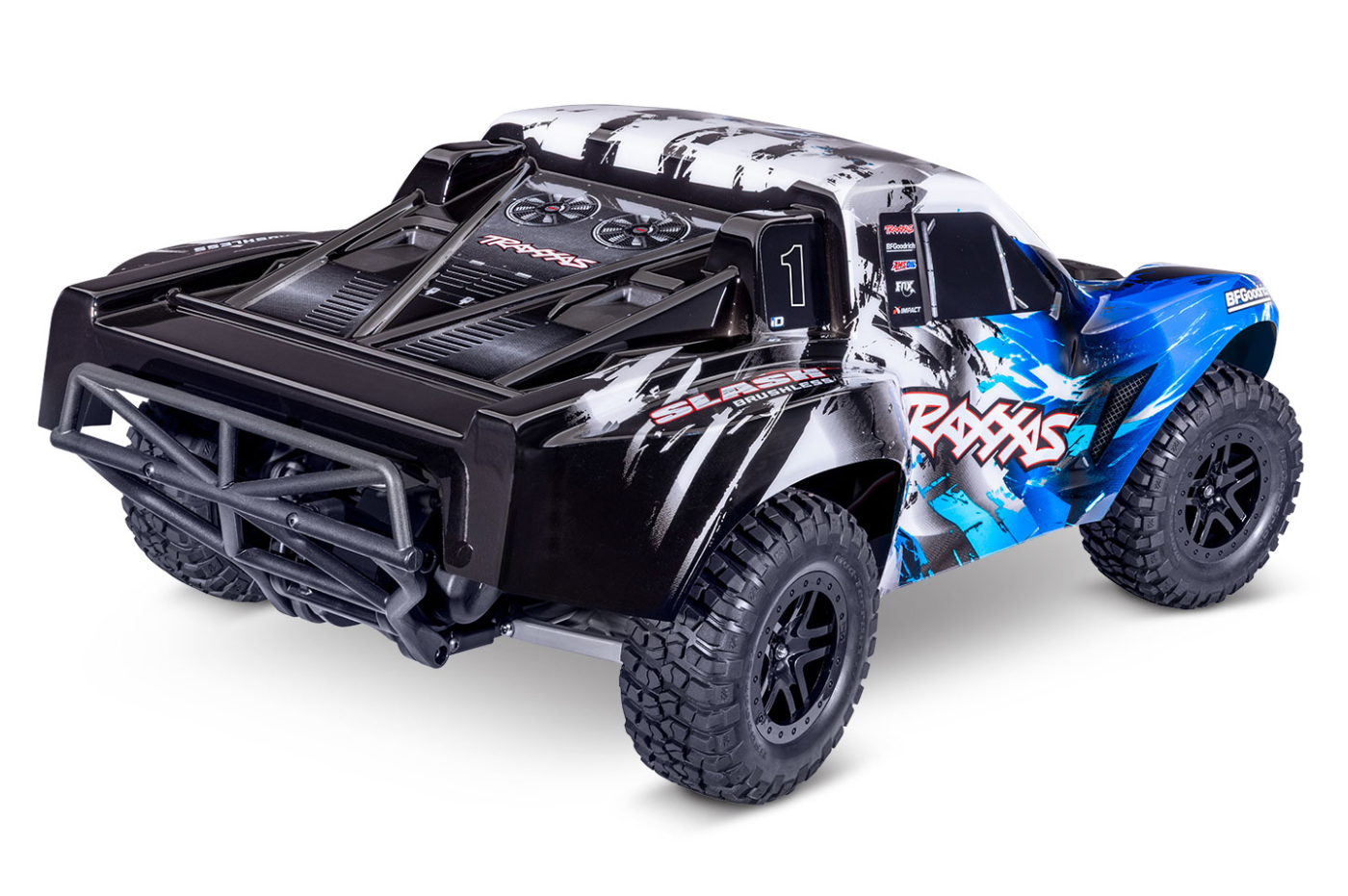 Traxxas Slash 2WD 1/10 HD VX3 BL 3S RTR Blå - Bild 4