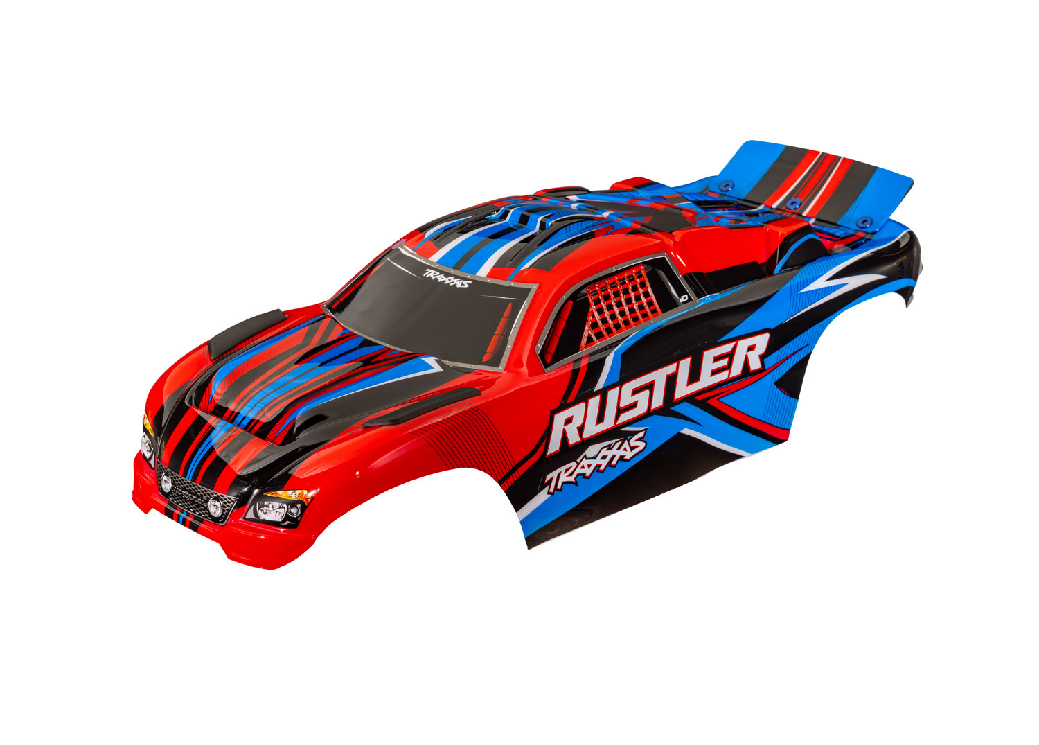 Kaross Rustler 2WD Clipless Röd - Bild 2