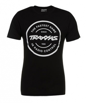 T-shirt Svart Rund Traxxas-logga S - Bild 2