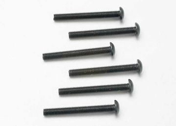 Skruv M3x25mm Kullrig Insex (6) - Bild 2