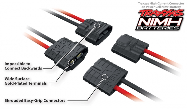 NiMH Batteri 8,4V 5000mAh Series 5 Hump iD-kontakt - Bild 4