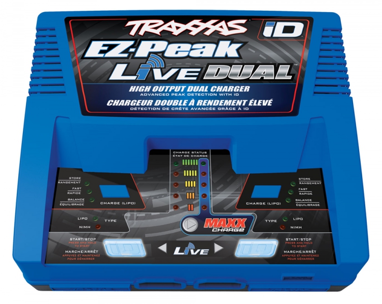 EZ-Peak Live Dual 26A NiMH/LiPo 2-4S Laddare Auto iD - Bild 3