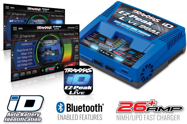 EZ-Peak Live Dual 26A NiMH/LiPo 2-4S Laddare Auto iD - Bild 6