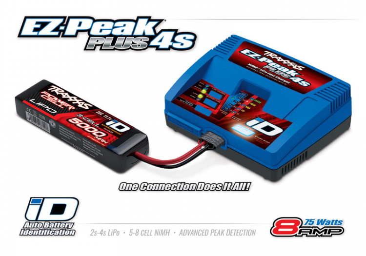 EZ-Peak Plus 8A NiMH/LiPo 2-4S Laddare Auto iD - Bild 4
