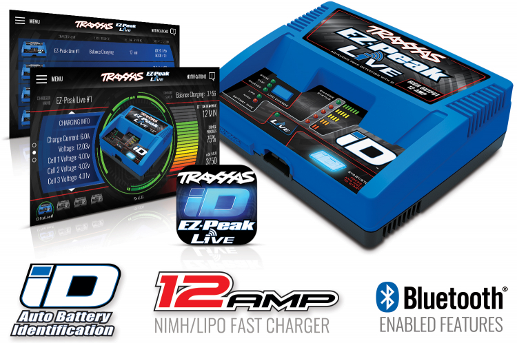 Laddare EZ-Peak Live 12A & 4S 5000mAh Batteri Combo - Bild 7