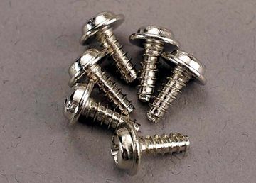 Skruv 3x8mm Självgängande med Krage (6) - Bild 2