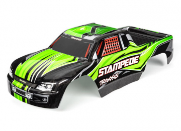 Kaross Stampede 2WD Grön Målad - Bild 2
