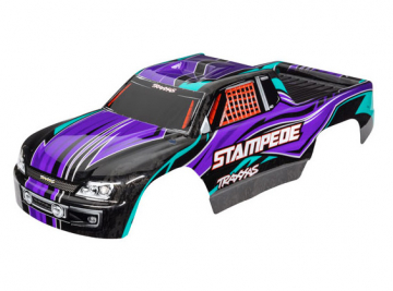 Kaross Stampede 2WD Lila Målad - Bild 2