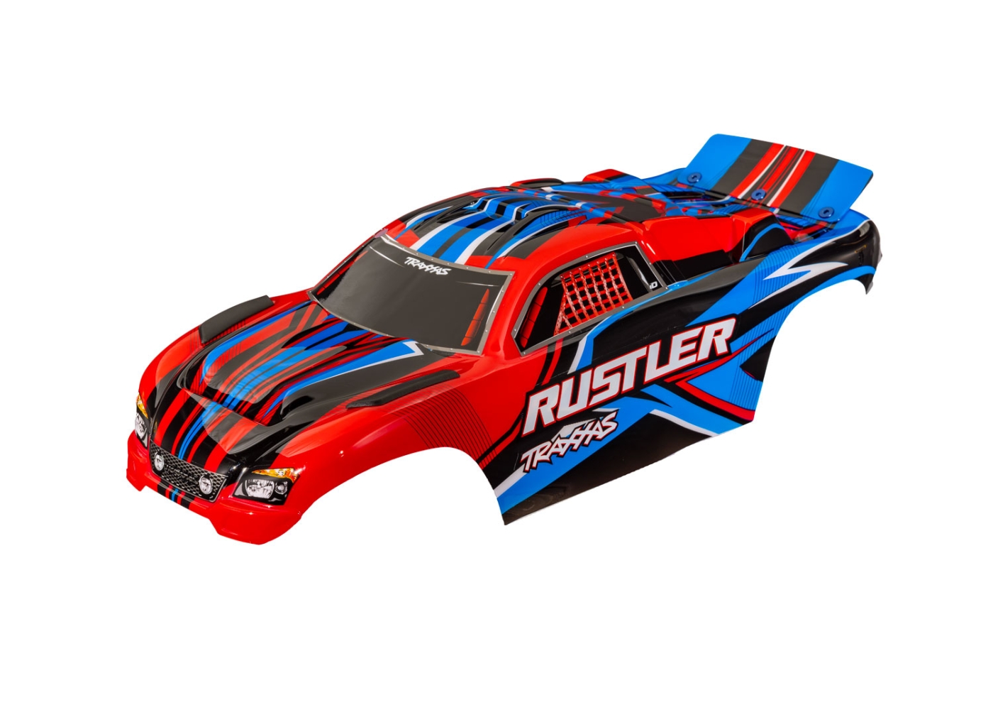 Kaross Rustler 2WD Clipless Röd - Bild 3