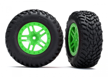 Däck & Fälg SCT / SCT S-Spoke Grön 4WD/2WD Bak TSM (2) - Bild 2