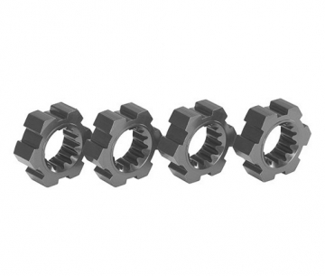 Fälgnav Aluminium Grå (4) X-Maxx, XRT - Bild 2