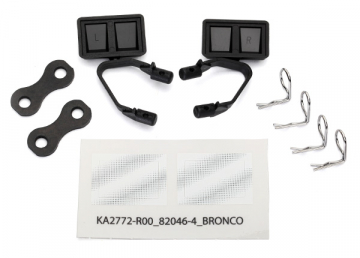 Backspeglar Set Svarta Ford Bronco(1979), F-150 - Bild 2