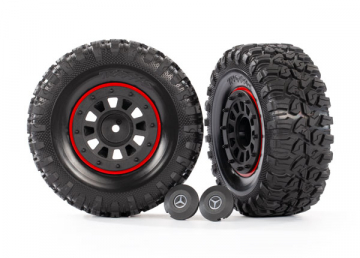 Däck & Fälg 2,2" Svart Crawler (Kräver Hjulaxel #8255A)* - Bild 2