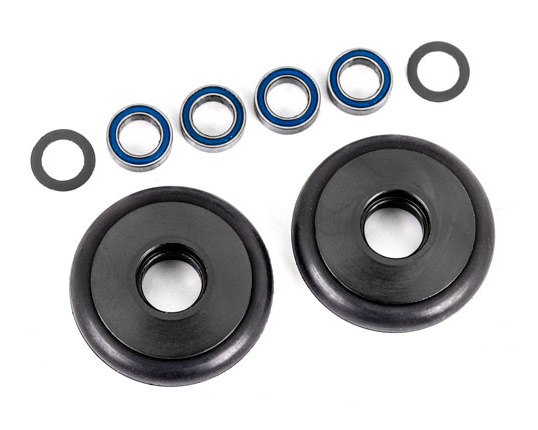 Hjul Set Alu Grå Wheelie Bar Drag Slash