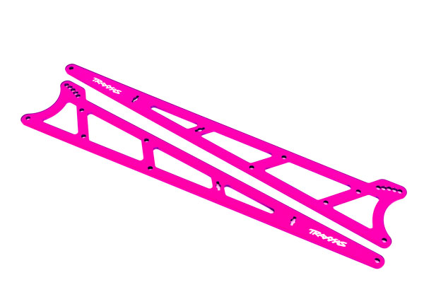 Sidoplattor Wheelie Bar Alu Rosa Drag Slash