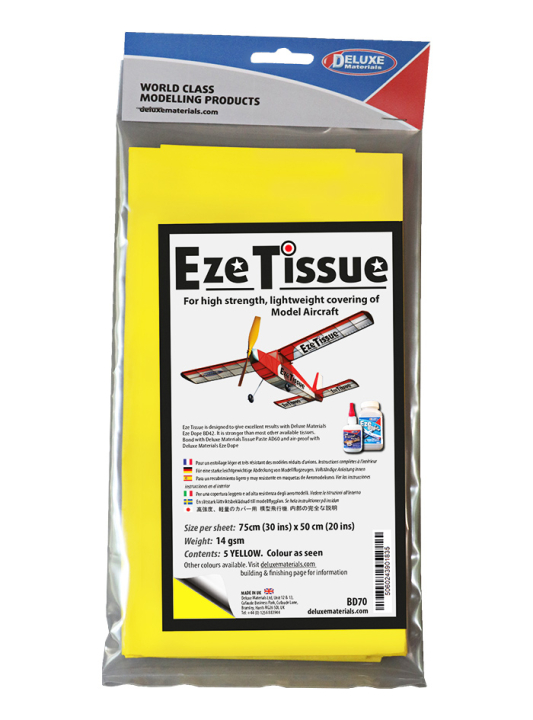 Eze Tissue Japanpapper Gul 5/pack - Bild 2