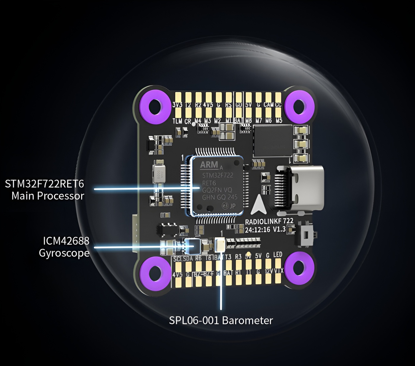 F722 Flight Controller Racing Master - Bild 8